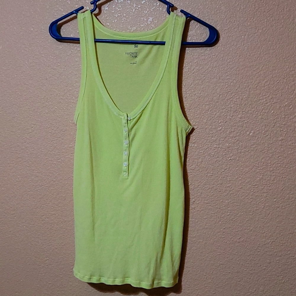 Button up tank top